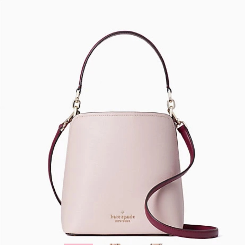 Kate Spade Blush and Wine Crossbody Bag NWT